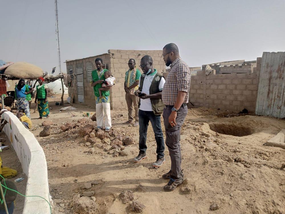 Visite du chef de section protection de l’UNICEF au Burkina à Dori