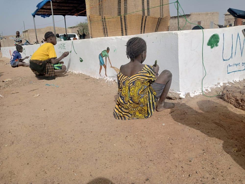 Visite du chef de section protection de l’UNICEF au Burkina à Dori